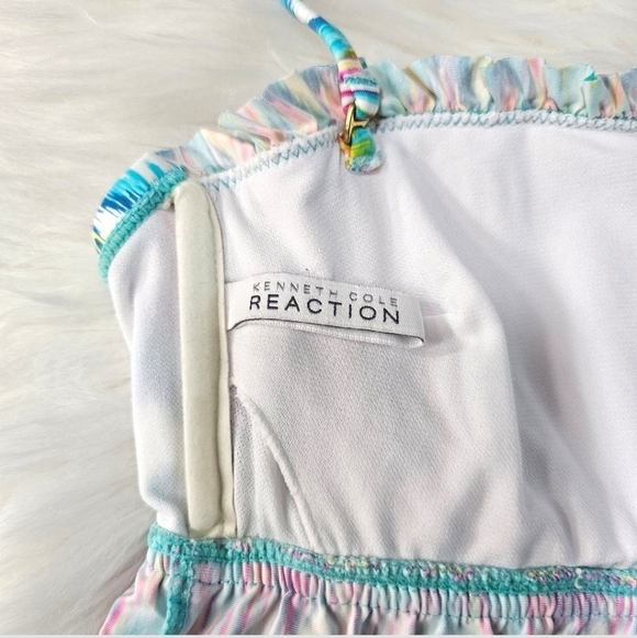 KENNETH COLE REACTION MEDIUM VIBRANT COLORFUL TEAL BABY DOLL - Picture 11 of 13